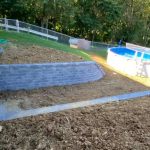 Retaining wall built by Natural Image Property Services