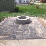 Fire pit built by Natural Image Property Services