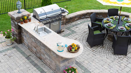Adding An Outdoor Kitchen To Your Paver Patio